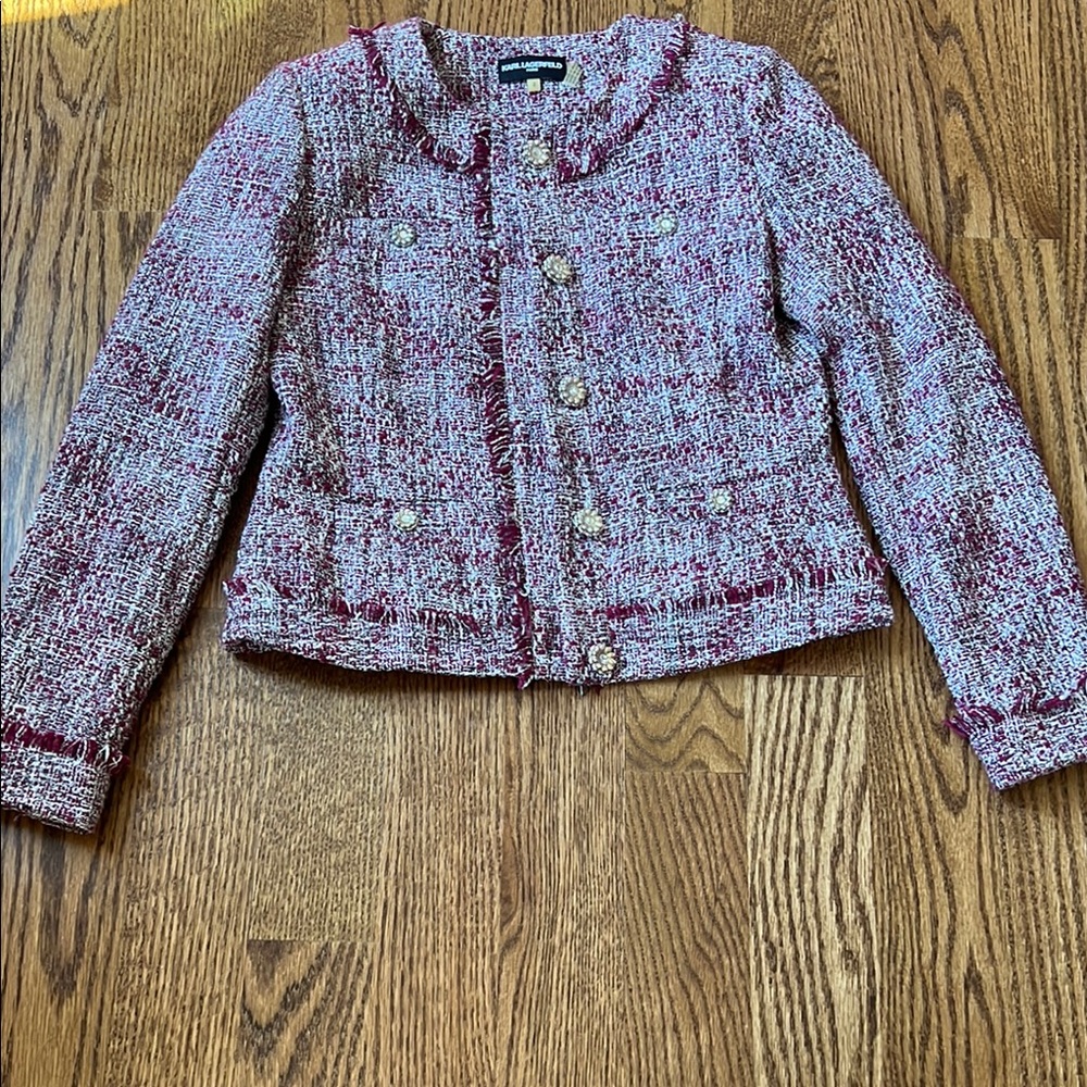 Karl Lagerfeld Tweed Jacket size 2